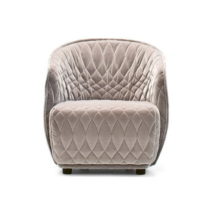 Redondo - Fabric Small armchair With Armrests by Moroso