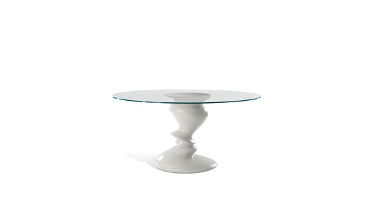 SISMIC DINING TABLE - TOP IN CLEAR GLASS by Roche Bobois