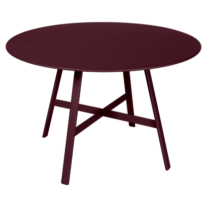 So'O Table Ø 117 Cm by Fermob #BLACK CHERRY
