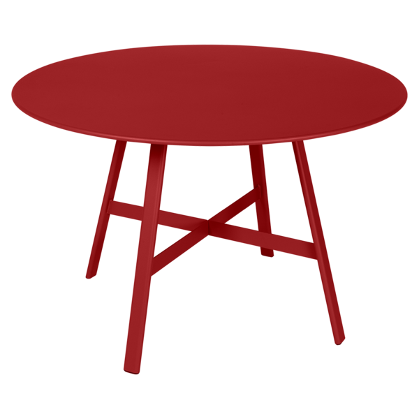 So'O Table Ø 117 Cm by Fermob #POPPY