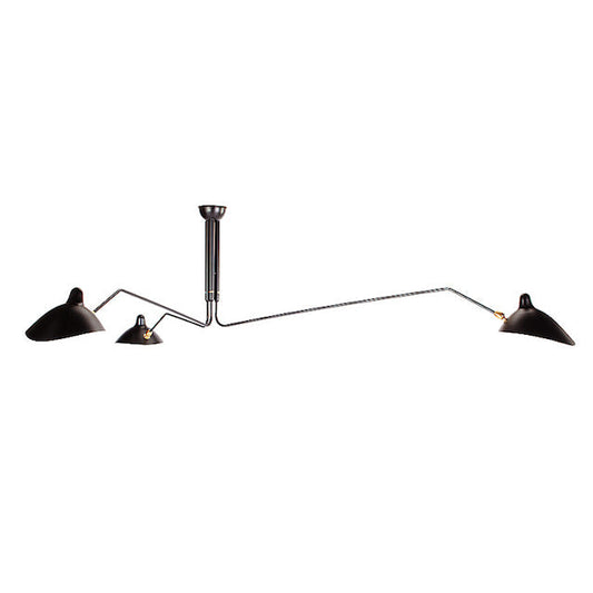 Ceiling lamp 3 rotating arms