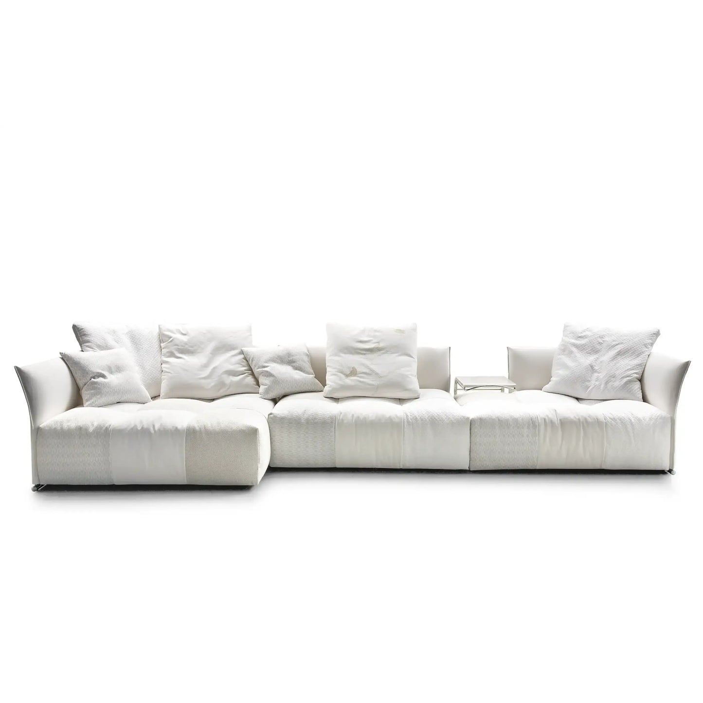 PIXEL - Sectional fabric sofa with removable cover