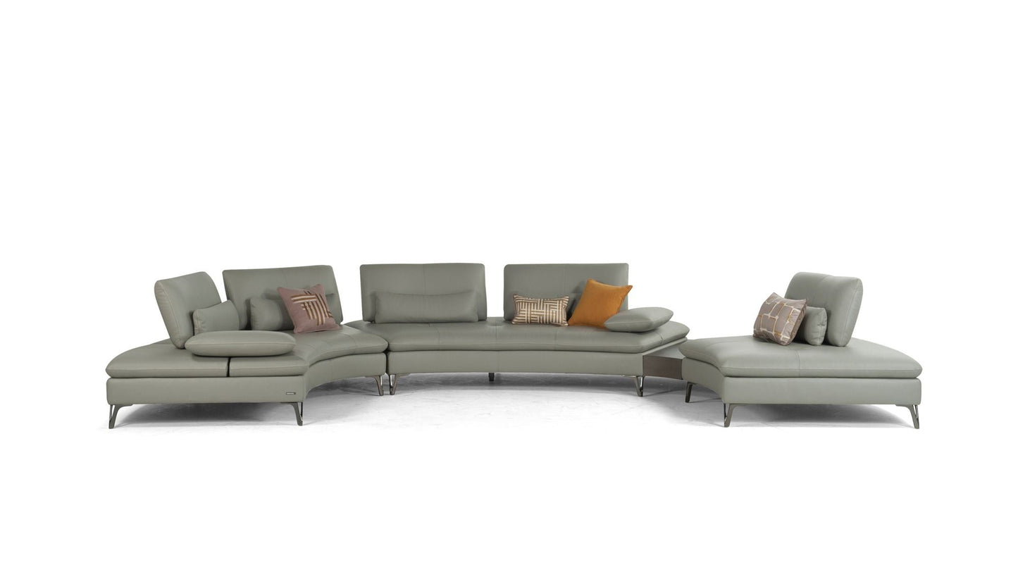 SCENARIO 2 LARGE 4-SEAT 1-ARM UNIT, RIGHT ARM, ROUNDED by Roche Bobois