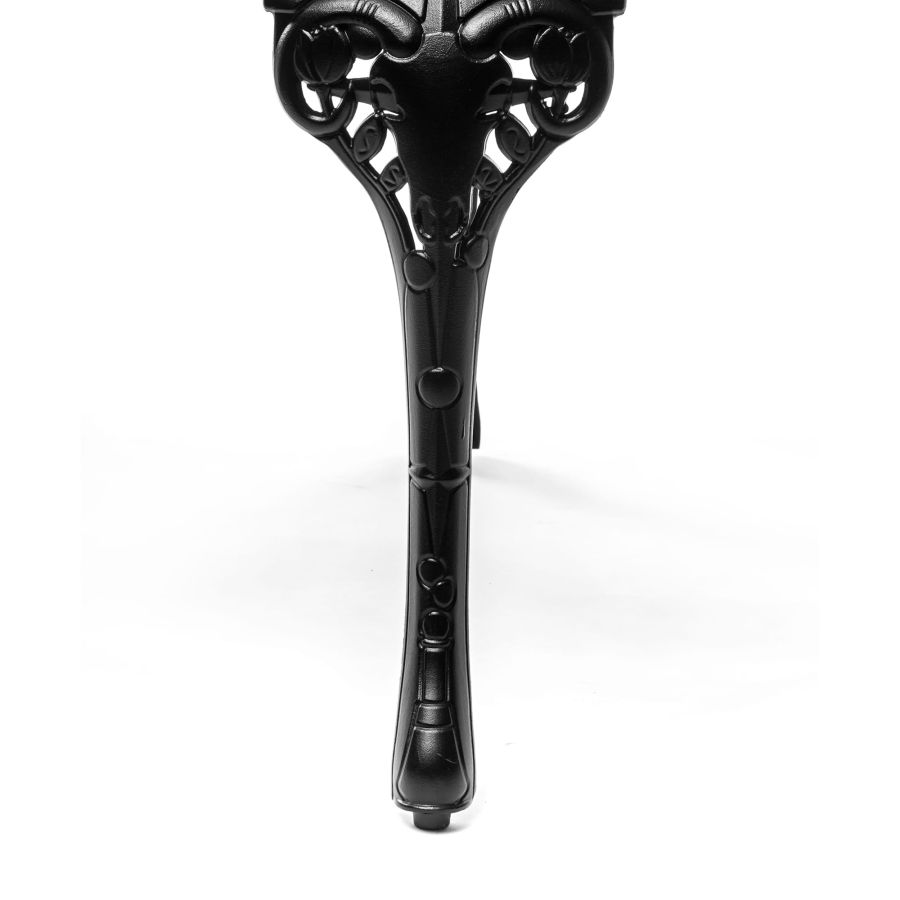 ALUMINIUM Outdoor ARMCHAIR Industry Collection by Seletti #BLACK