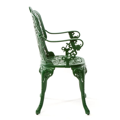 ALUMINIUM Outdoor ARMCHAIR Industry Collection by Seletti #GREEN