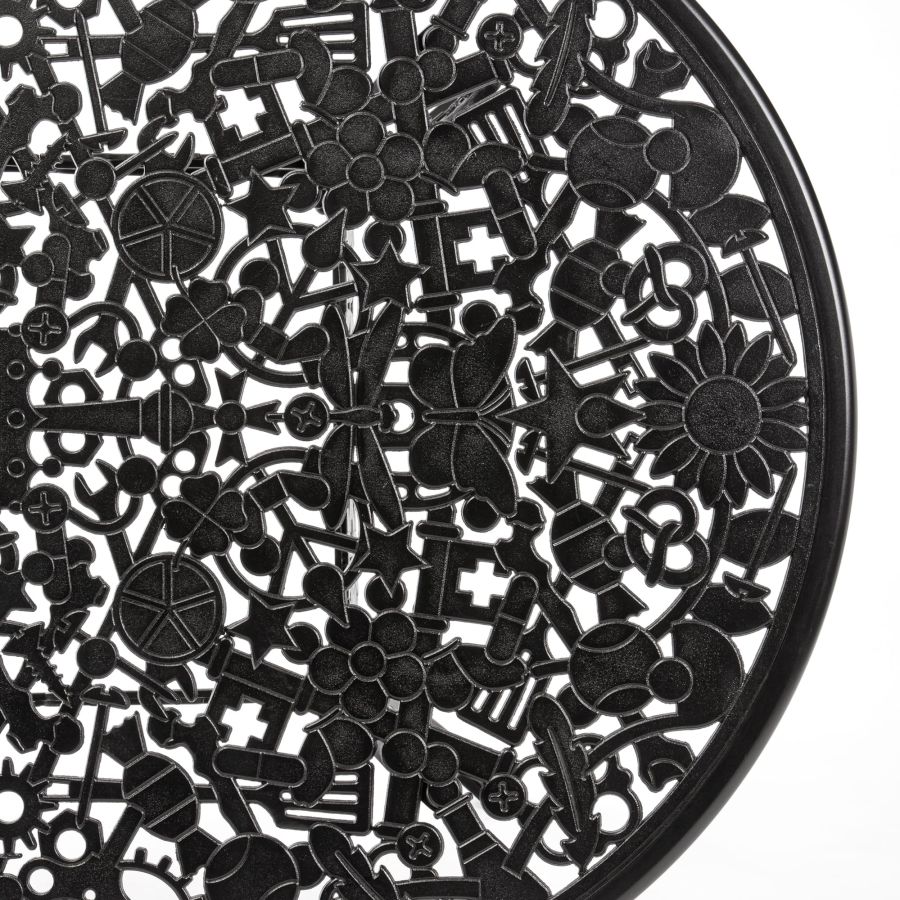 OVAL ALUMINIUM Outdoor TABLE Industry Collection by Seletti #BLACK