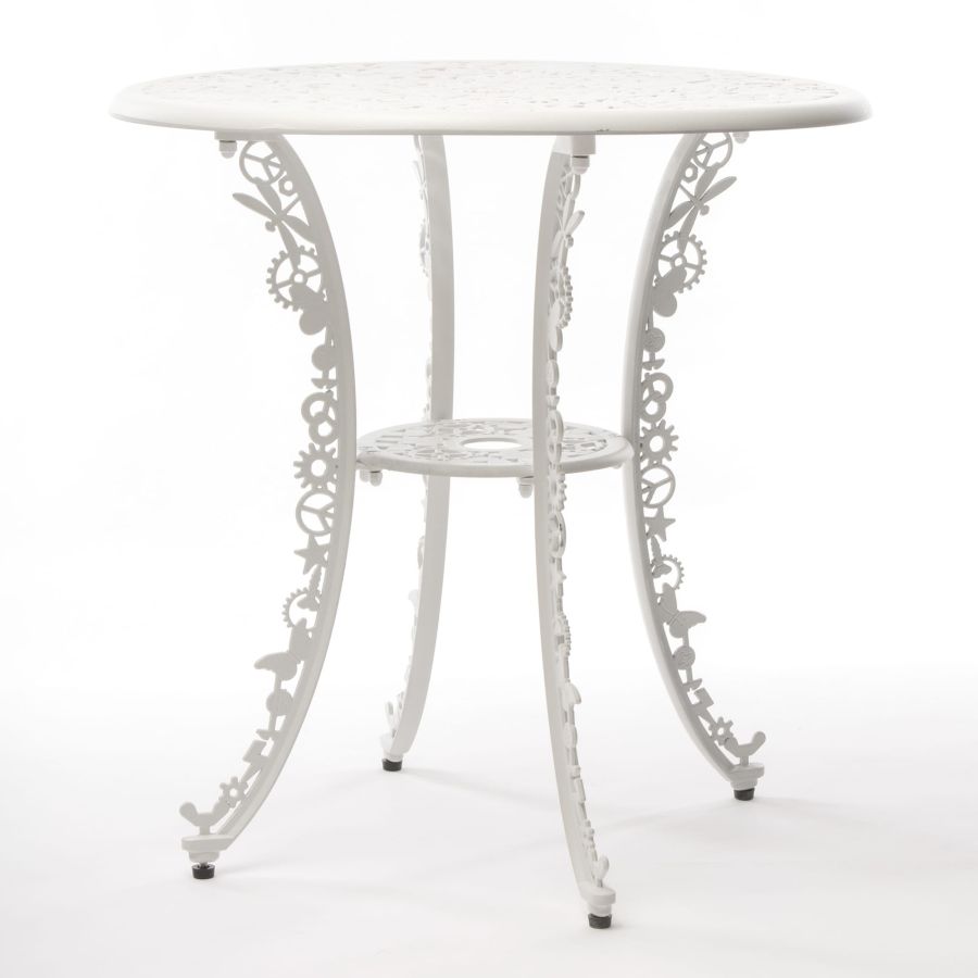 ALUMINIUM Outdoor TABLE Industry Collection by Seletti #WHITE