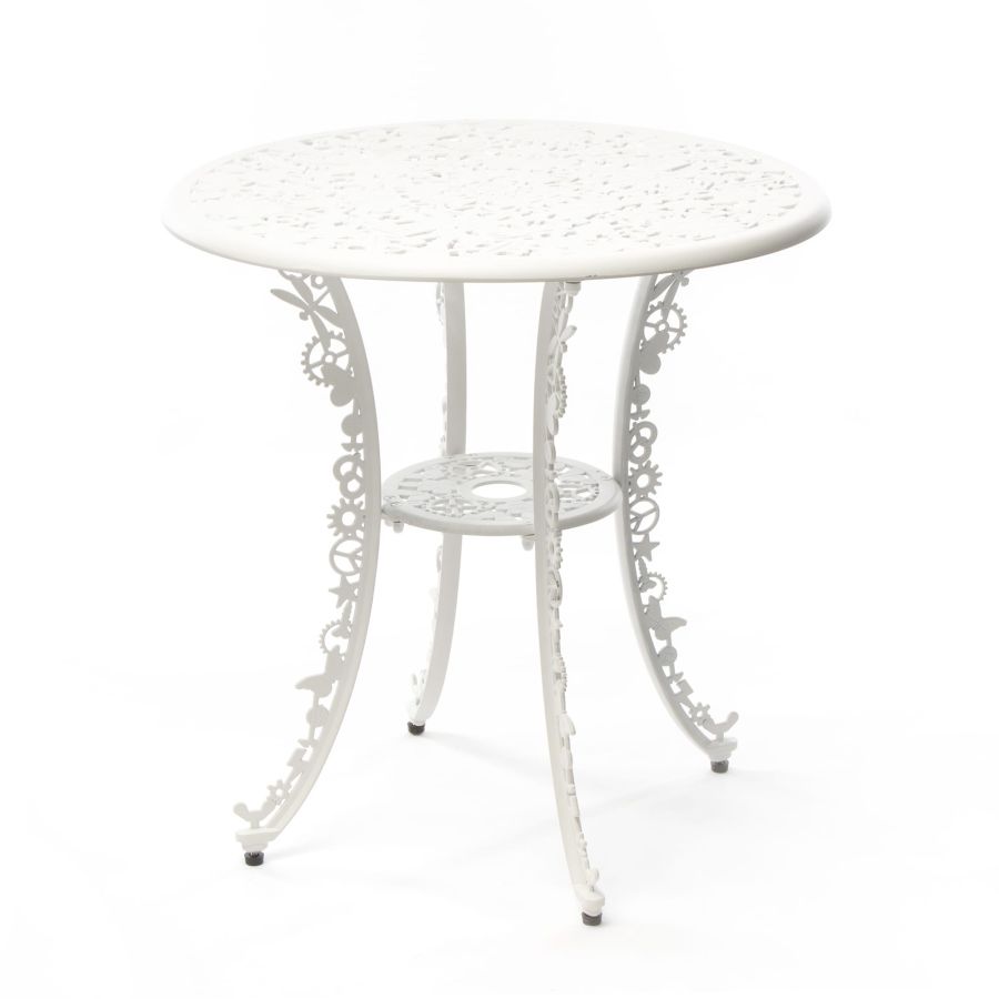 ALUMINIUM Outdoor TABLE Industry Collection by Seletti #WHITE