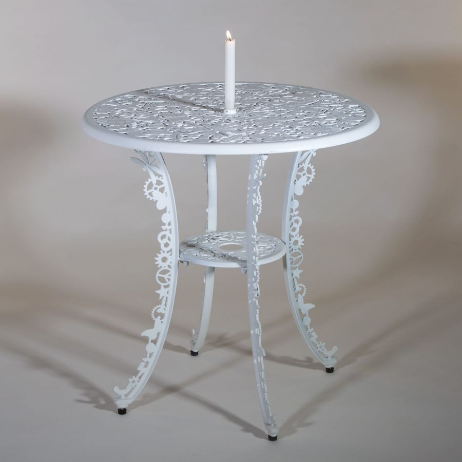 ALUMINIUM Outdoor TABLE Industry Collection by Seletti #WHITE
