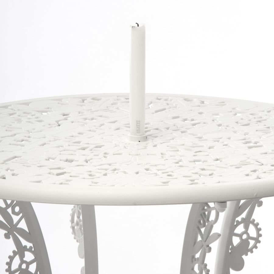 ALUMINIUM Outdoor TABLE Industry Collection by Seletti #WHITE