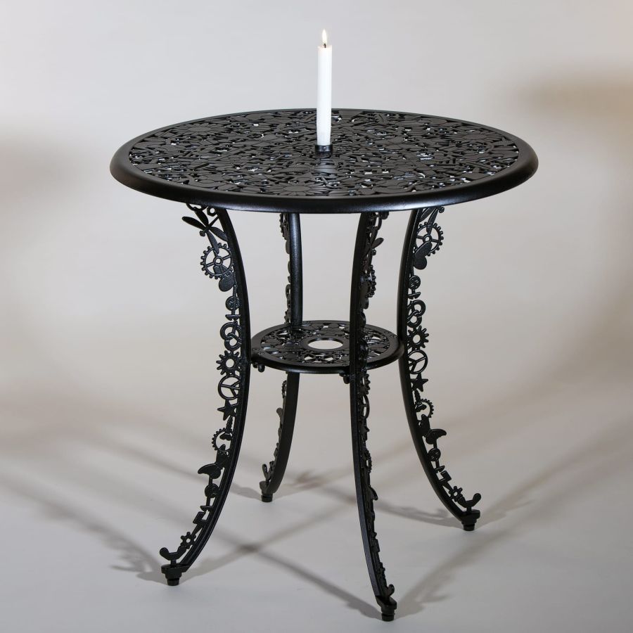 ALUMINIUM Outdoor TABLE Industry Collection by Seletti #BLACK
