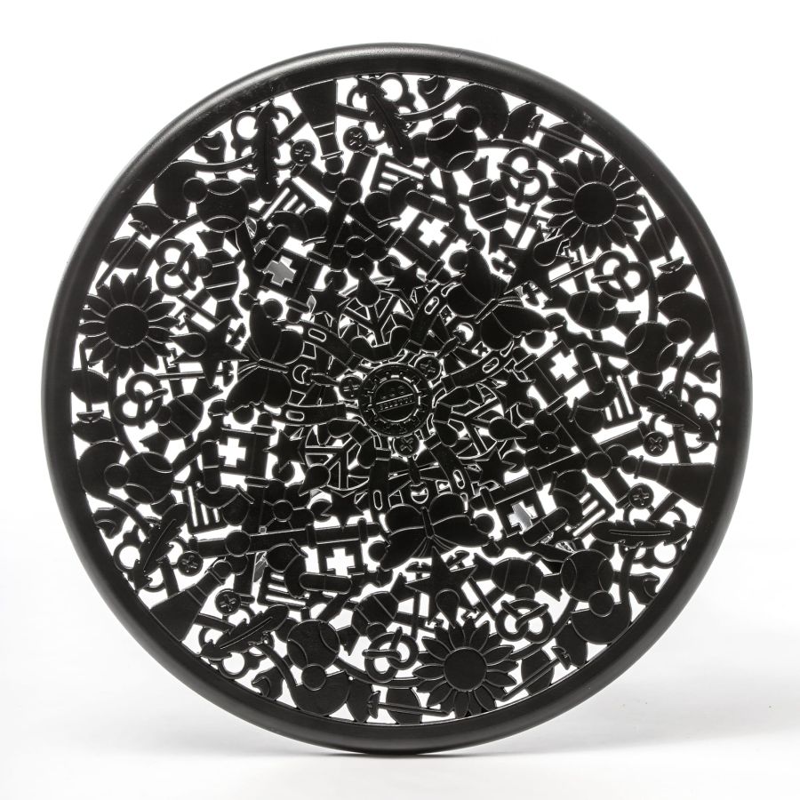 ALUMINIUM Outdoor TABLE Industry Collection by Seletti #BLACK