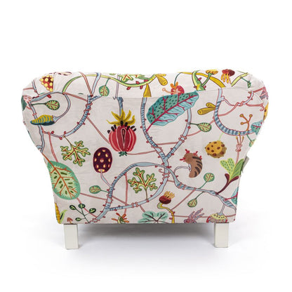 Fully Upholstered Armchair Botanical Diva by Seletti #White