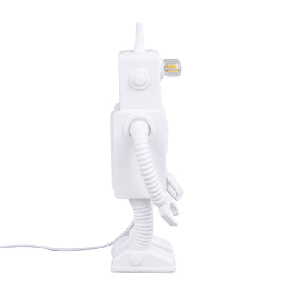 LED Resin Indoor Table Lamp Robot Lamp by Seletti #White