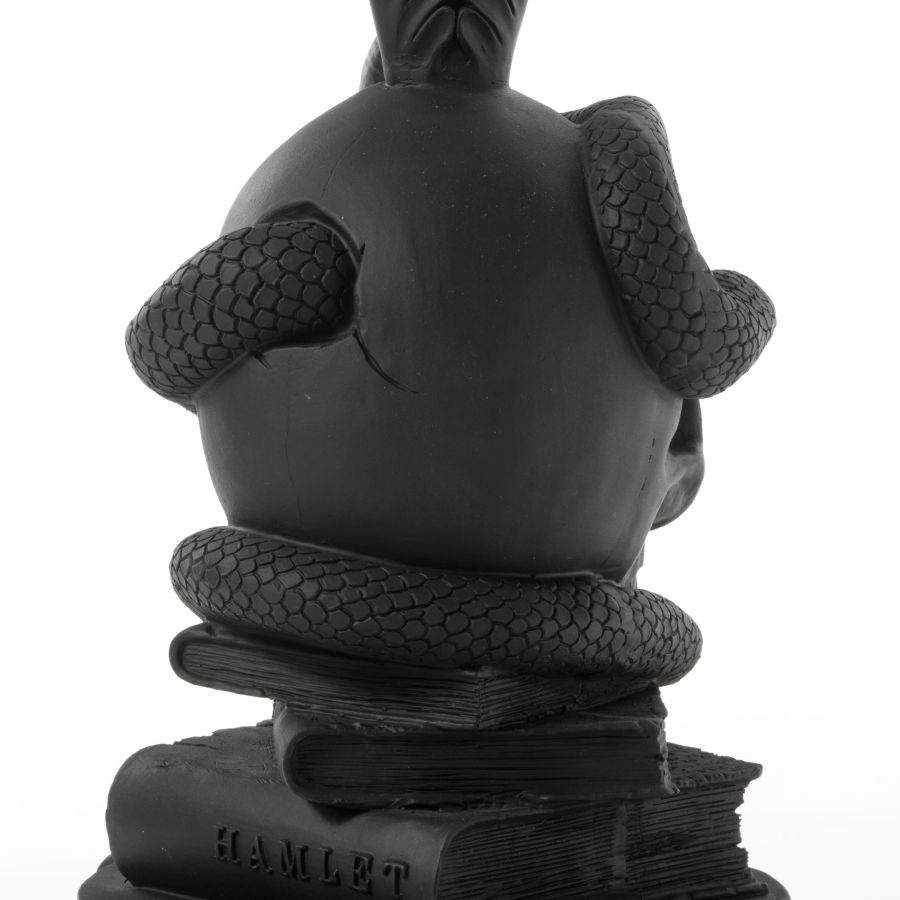 5 arms Polyresin candle holder Giant Burlesque Skull by Seletti #Black