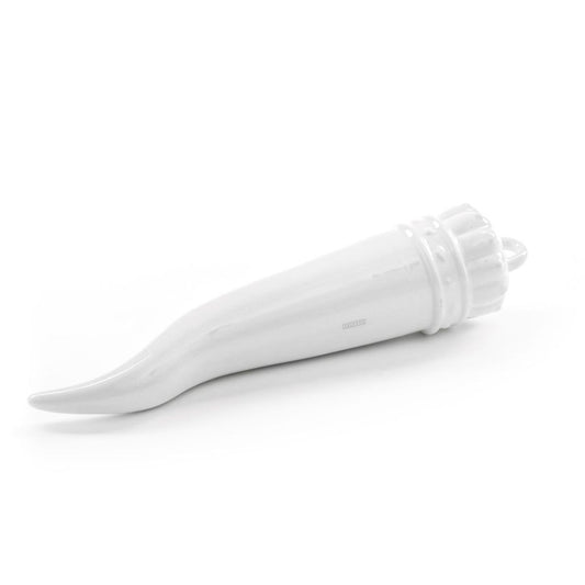 Porcelain Decorative Object Memorabilia My Lucky Horn by Seletti #White