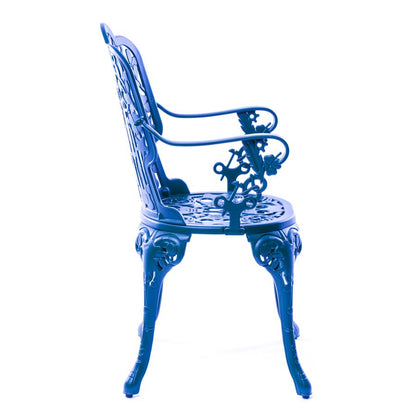 ALUMINIUM Outdoor ARMCHAIR Industry Collection by Seletti #SKY BLUE