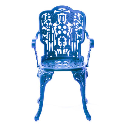 ALUMINIUM Outdoor ARMCHAIR Industry Collection by Seletti #SKY BLUE