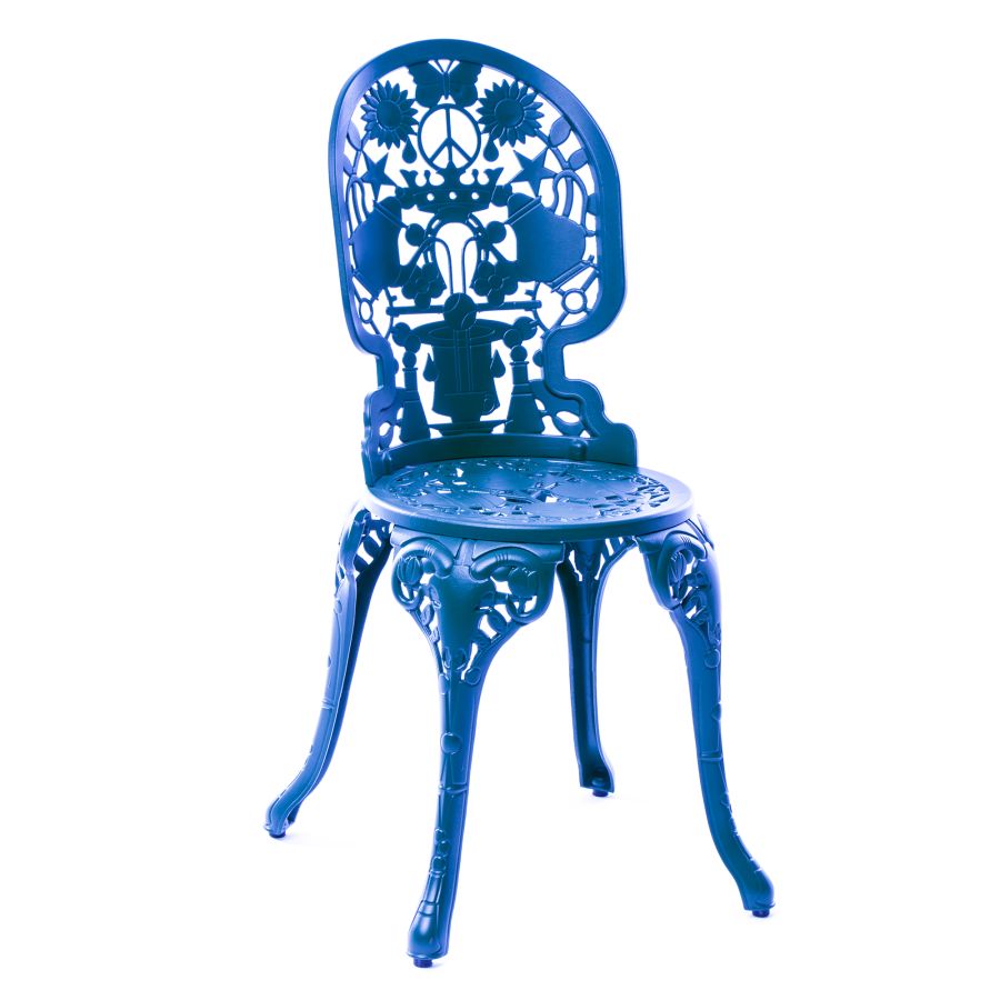 ALUMINIUM Outdoor CHAIR Industry Collection by Seletti #SKY BLUE