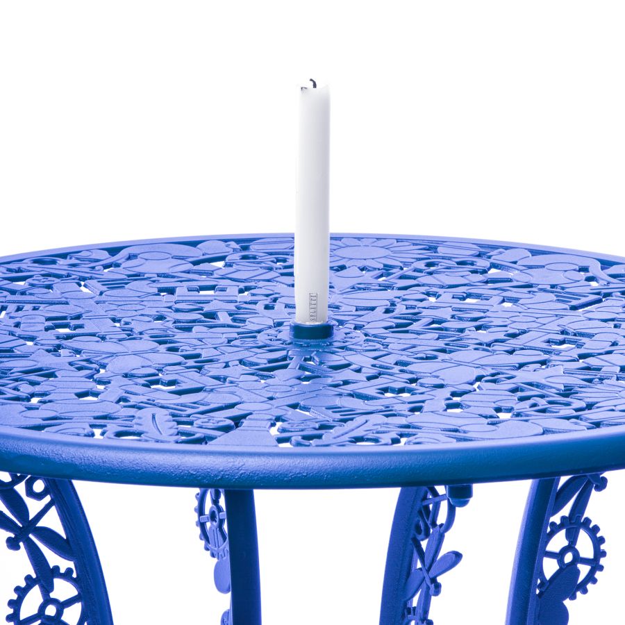 ALUMINIUM Outdoor TABLE Industry Collection by Seletti #SKY BLUE