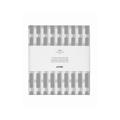 Artek Siena Fabric, cotton — grey/light grey shadow