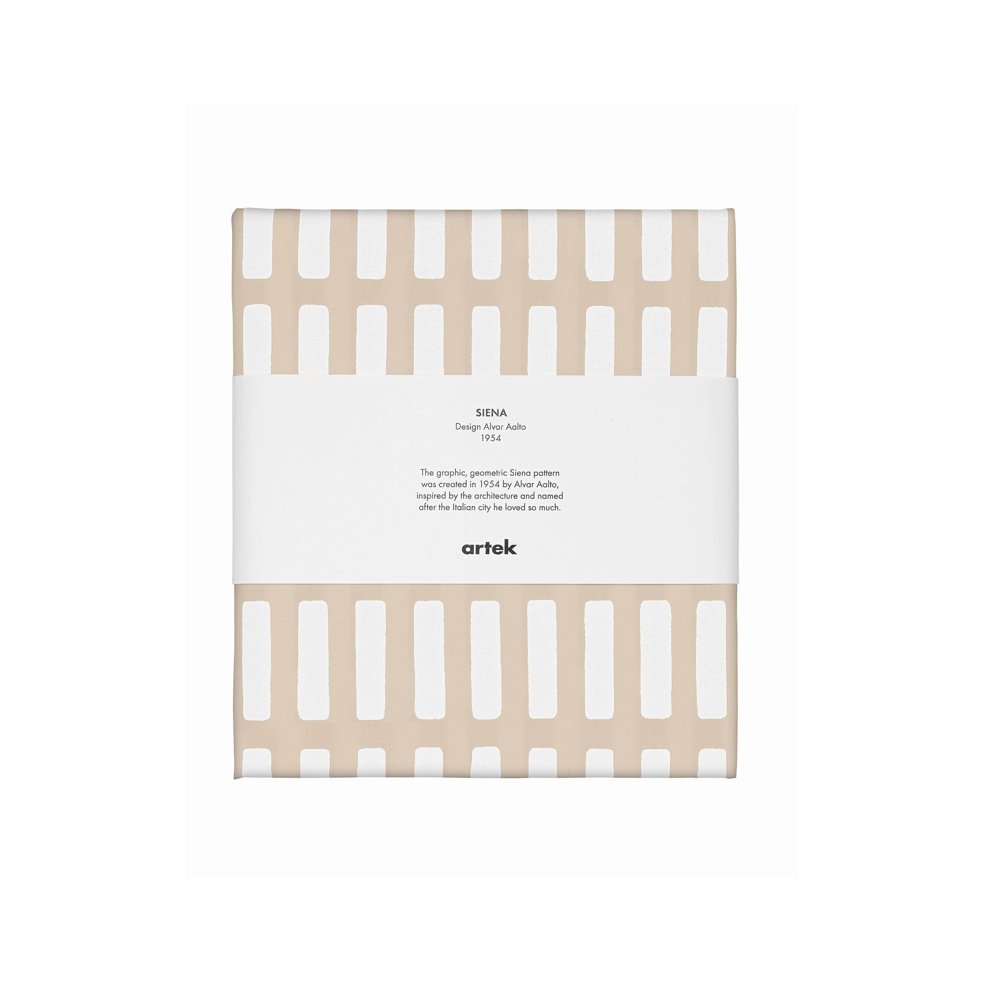 Artek Siena Fabric, cotton — sand/white