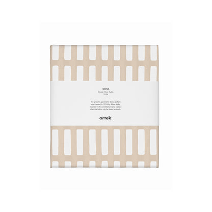Artek Siena Fabric, cotton — sand/white