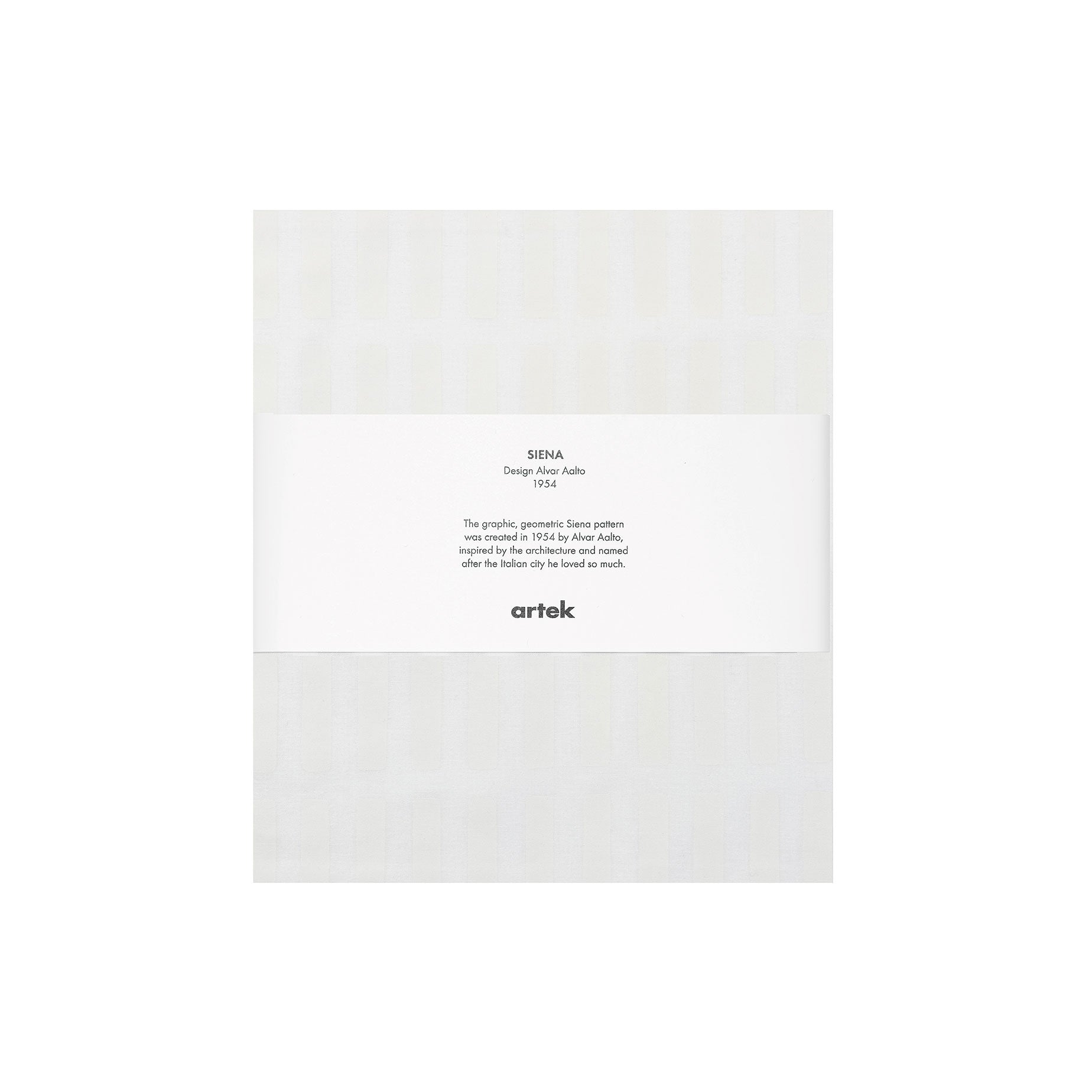 Artek Siena Fabric, cotton — white/white
