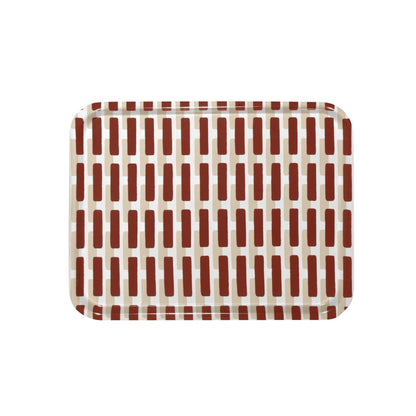 Artek Siena Tray, large — brick red/sand shadow
