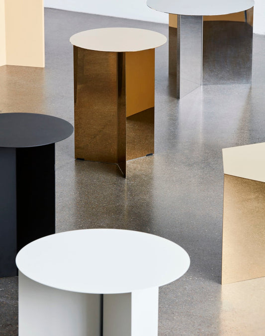Slit table, 35 cm, high, black