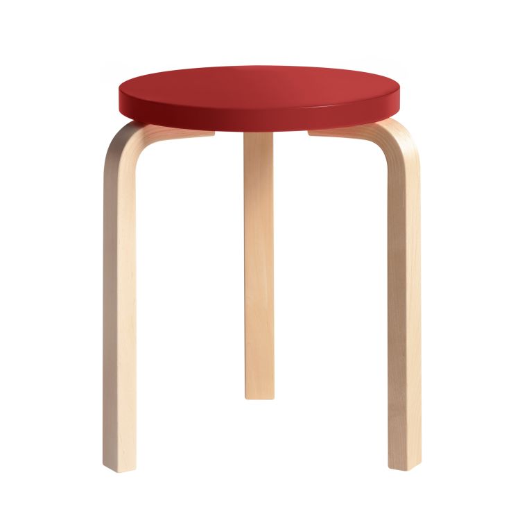 STOOL 60 - 3 legs - Stackable wooden stool