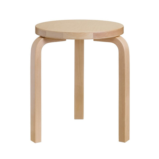 STOOL 60 - 3 legs - Stackable wooden stool