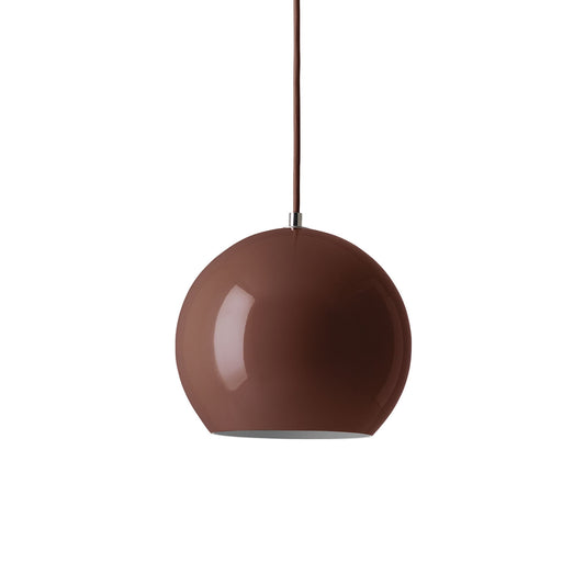Topan VP6 Pendant Lamp by &tradition #Maroon