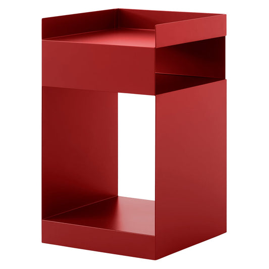 Rotate SC73 side table, merlot