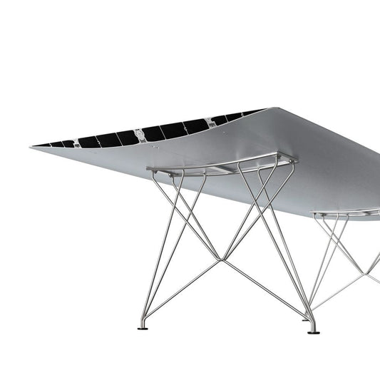 Rectangular Aluminium Dining Table B 120 by Bd Barcelona Design