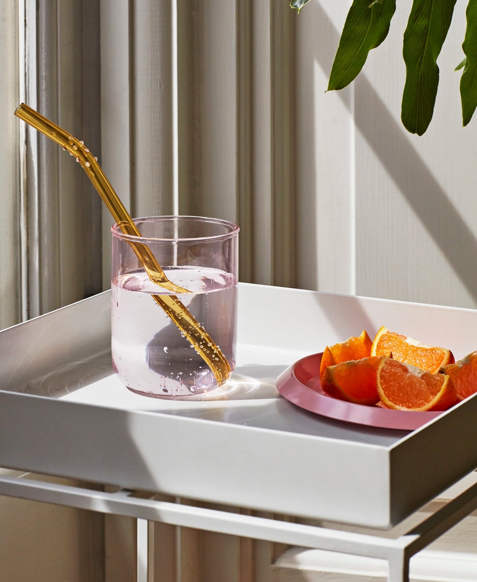 Tray table medium square, warm grey