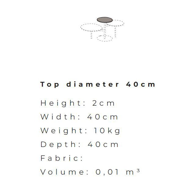 TRIS - Swivel coffee table