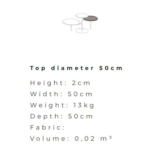 TRIS - Swivel coffee table