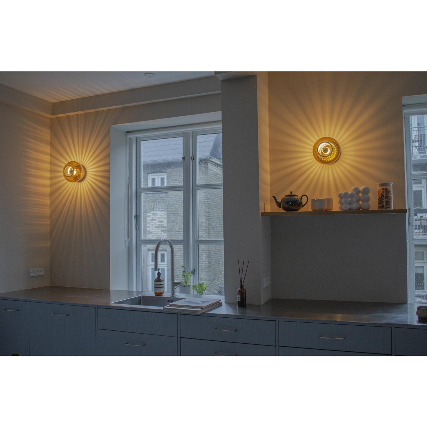 Edgeform Urc Wall Lamp 19 Amber