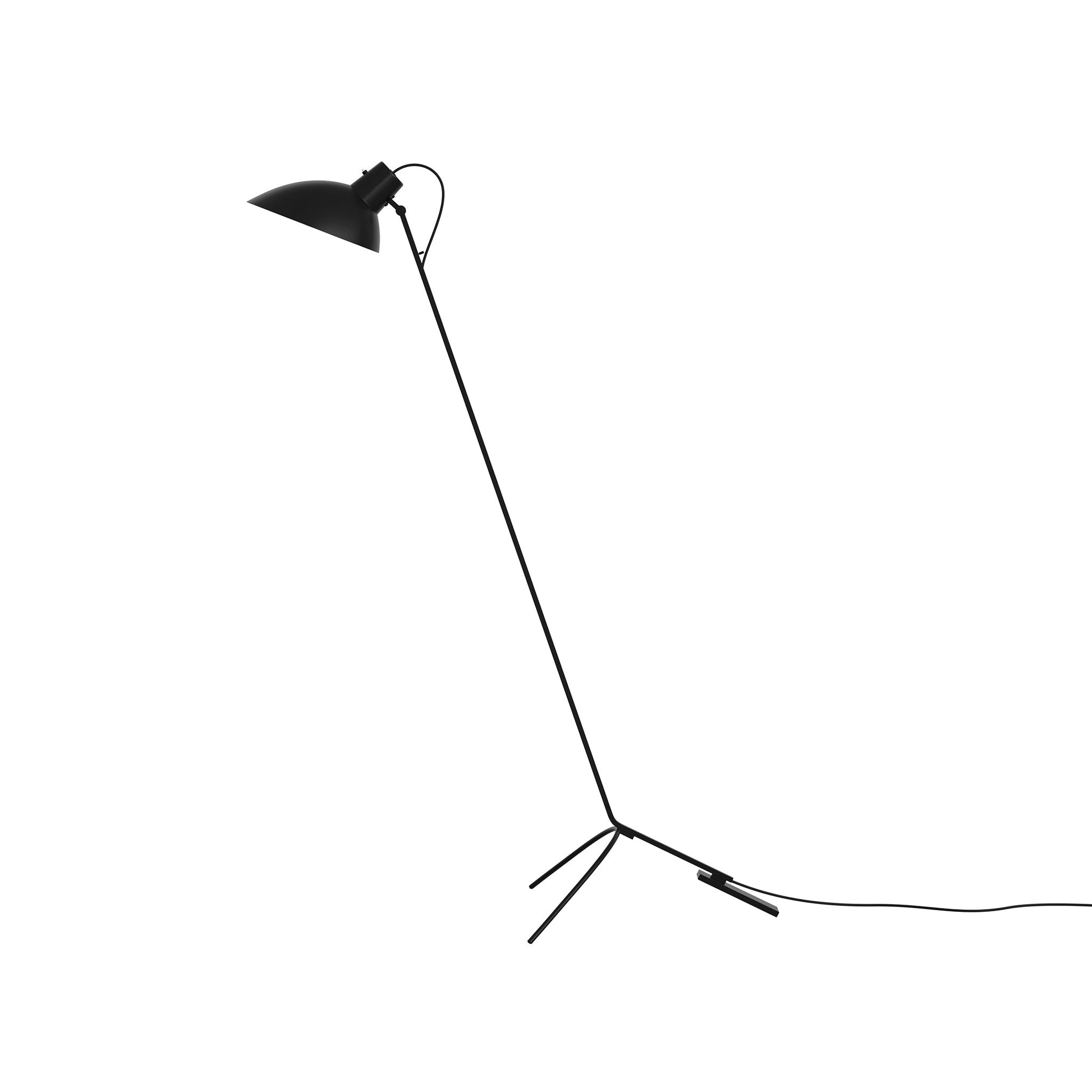 Floor Lamp Vv Cinquanta by Astep #Black Frame / Black Reflector