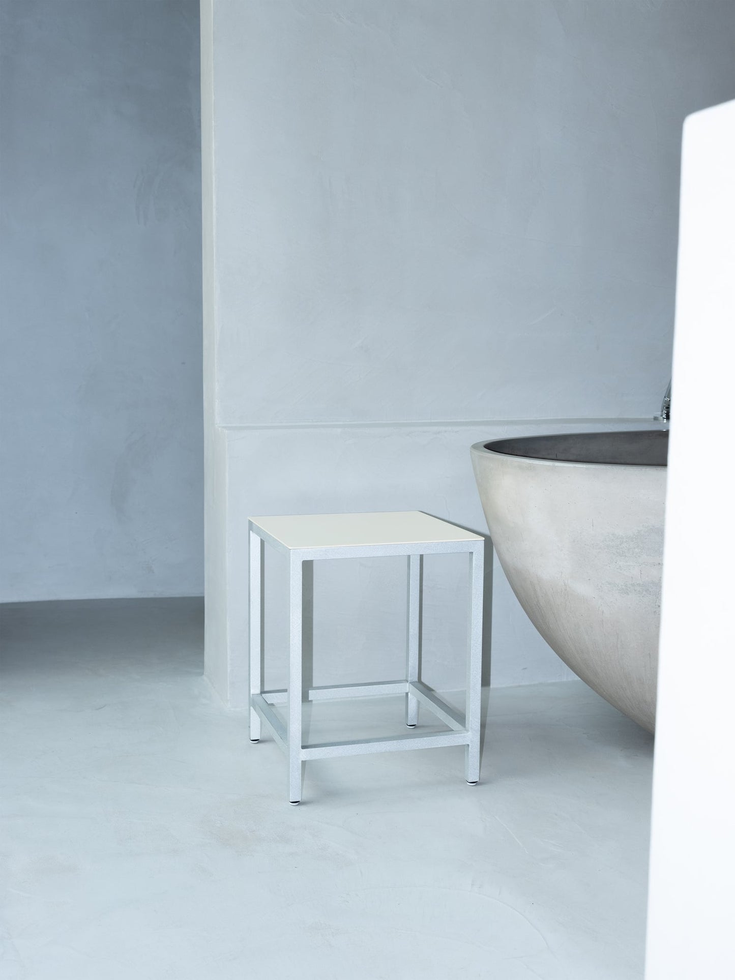 Alu stool, S, ivory