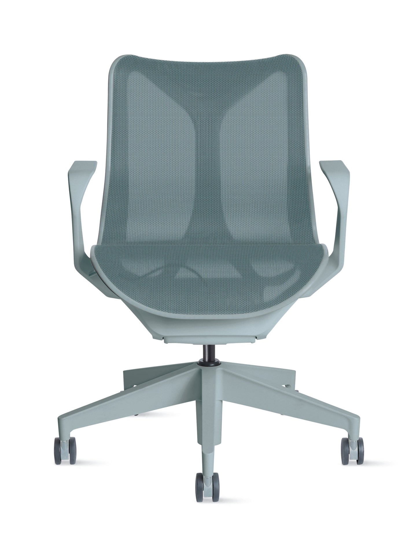 Cosm - Ergonomic Office Chair With Low Back by Herman Miller #Fixed Arm/Glacier/2.5-inch Hard Floor or Carpet Caster with Quiet Roll