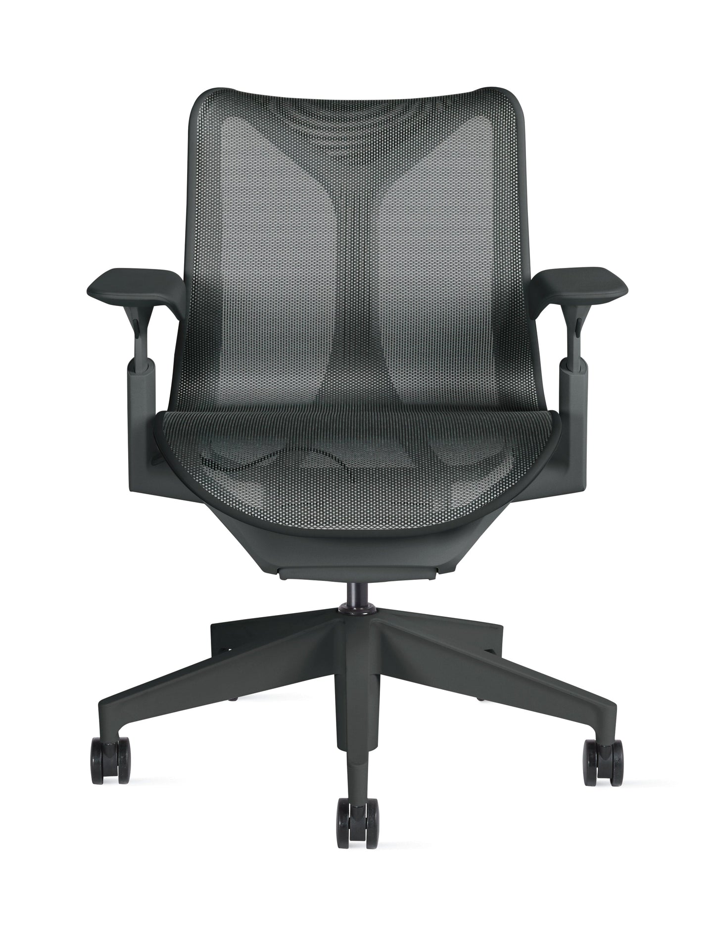 Cosm - Ergonomic Office Chair With Low Back by Herman Miller #Adjustable Arm/Graphite/2.5-inch Carpet Caster