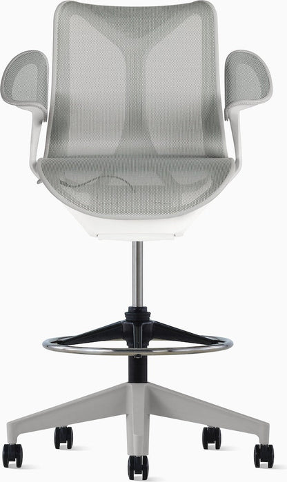 COSM - Low Back Ergonomic office stool with castors by Herman Miller