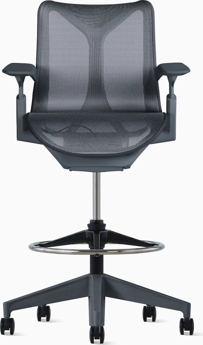COSM - Low Back Ergonomic office stool with castors by Herman Miller