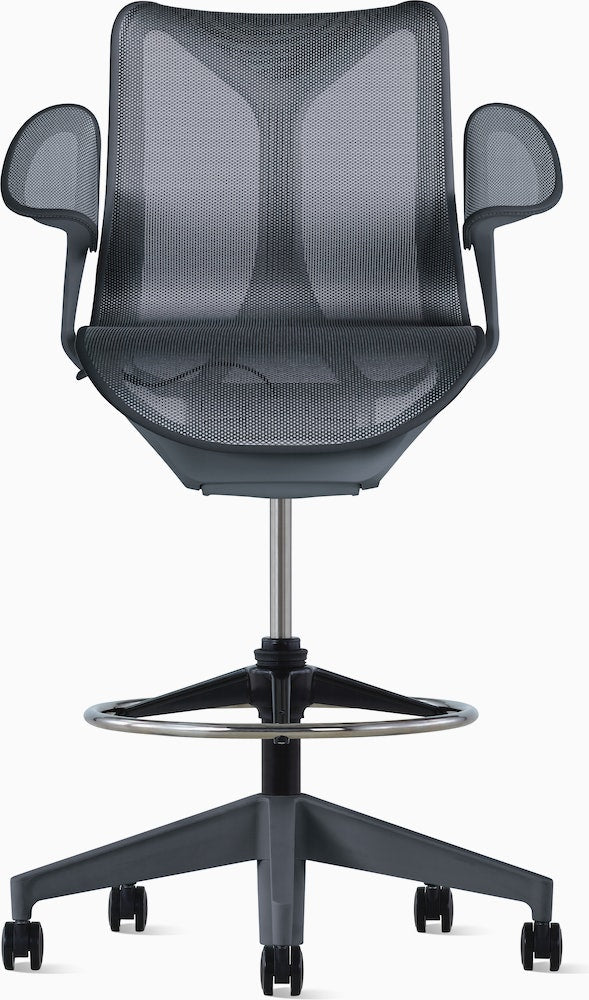 COSM - Low Back Ergonomic office stool with castors by Herman Miller