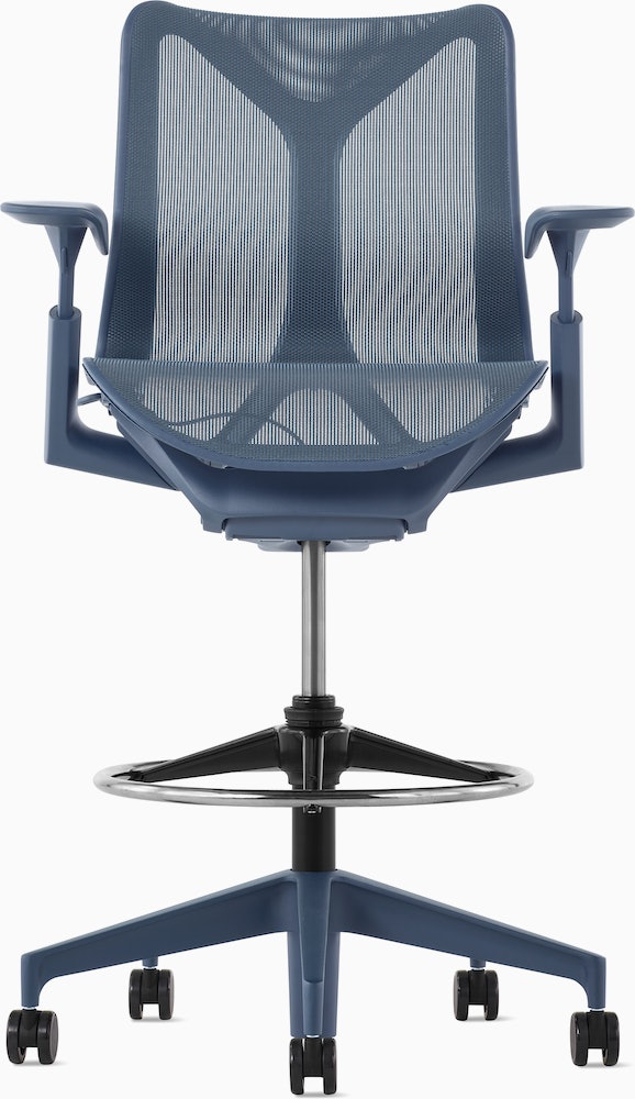COSM - Low Back Ergonomic office stool with castors by Herman Miller