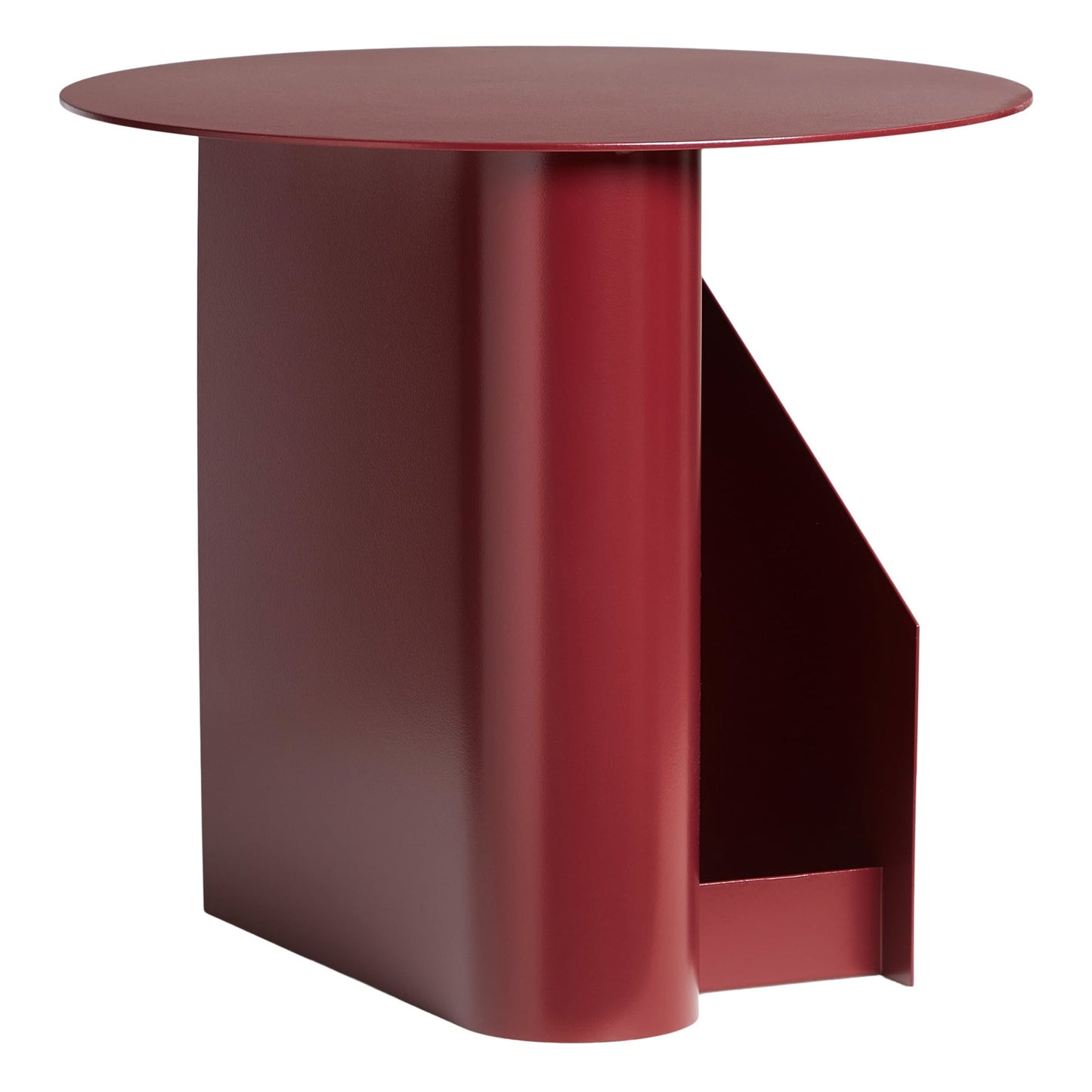 Sentrum side table, deep red