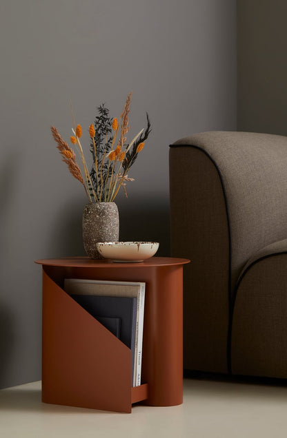 Sentrum side table, burned orange