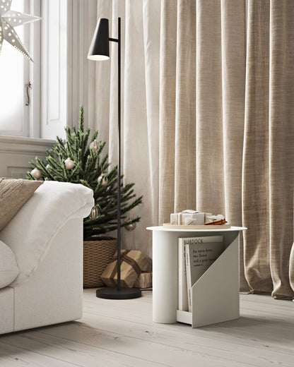 Sentrum side table, warm grey
